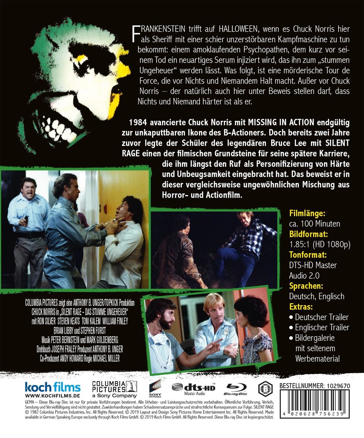 Silent Rage - Das stumme Ungeheuer (blu-ray)