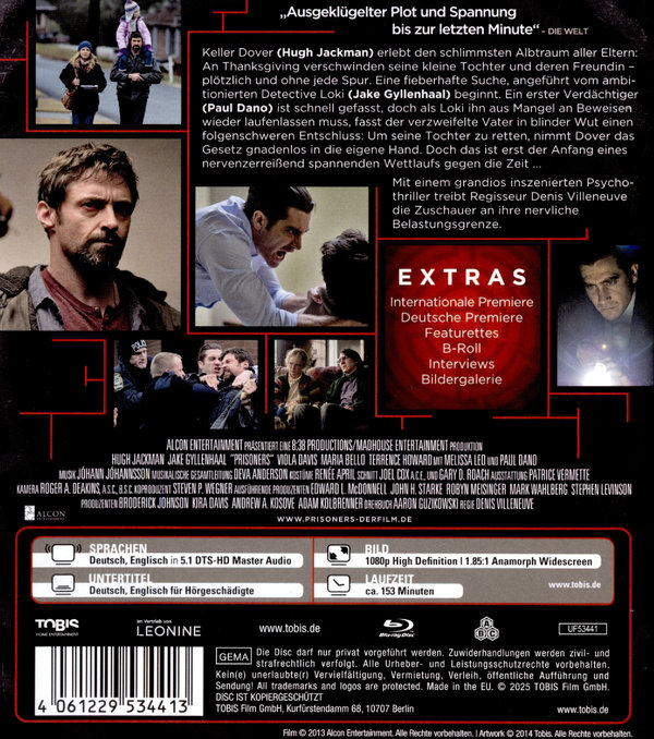 Prisoners  (Blu-ray Disc)