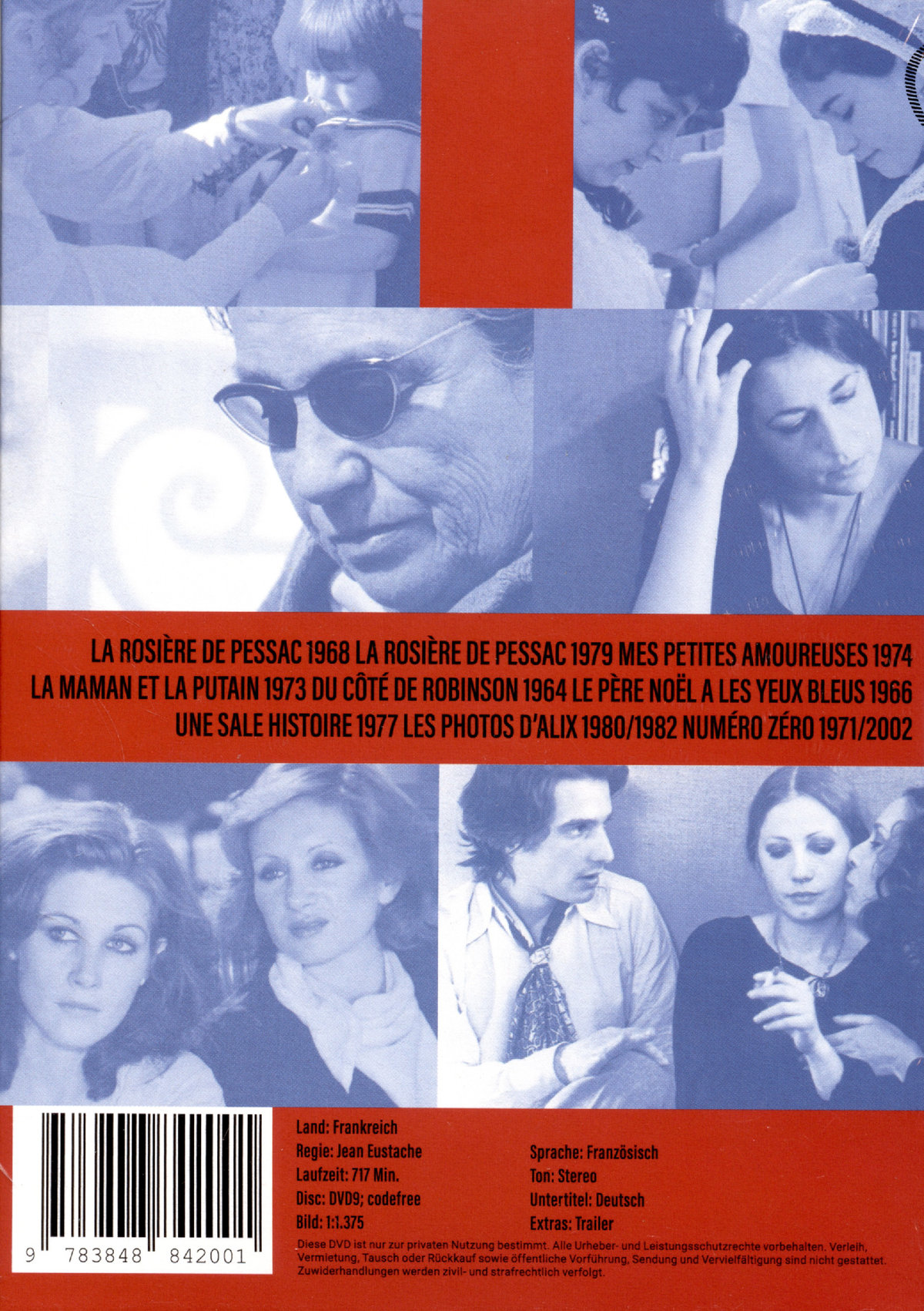Jean Eustache Box  (OmU)  [4 DVDs]  (DVD)