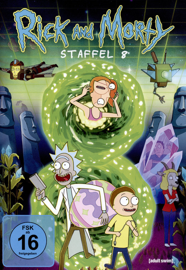 Rick and Morty: Die komplette 8. Staffel  (DVD)