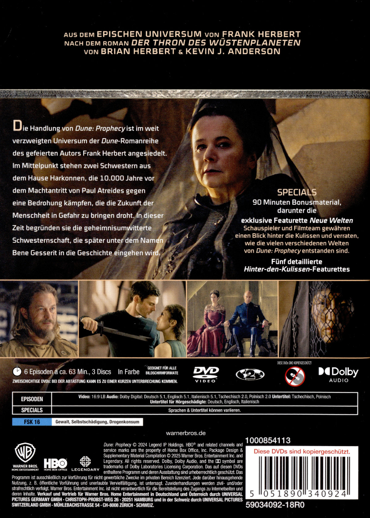 Dune: Prophecy - Staffel 1  [3 DVDs]  (DVD)