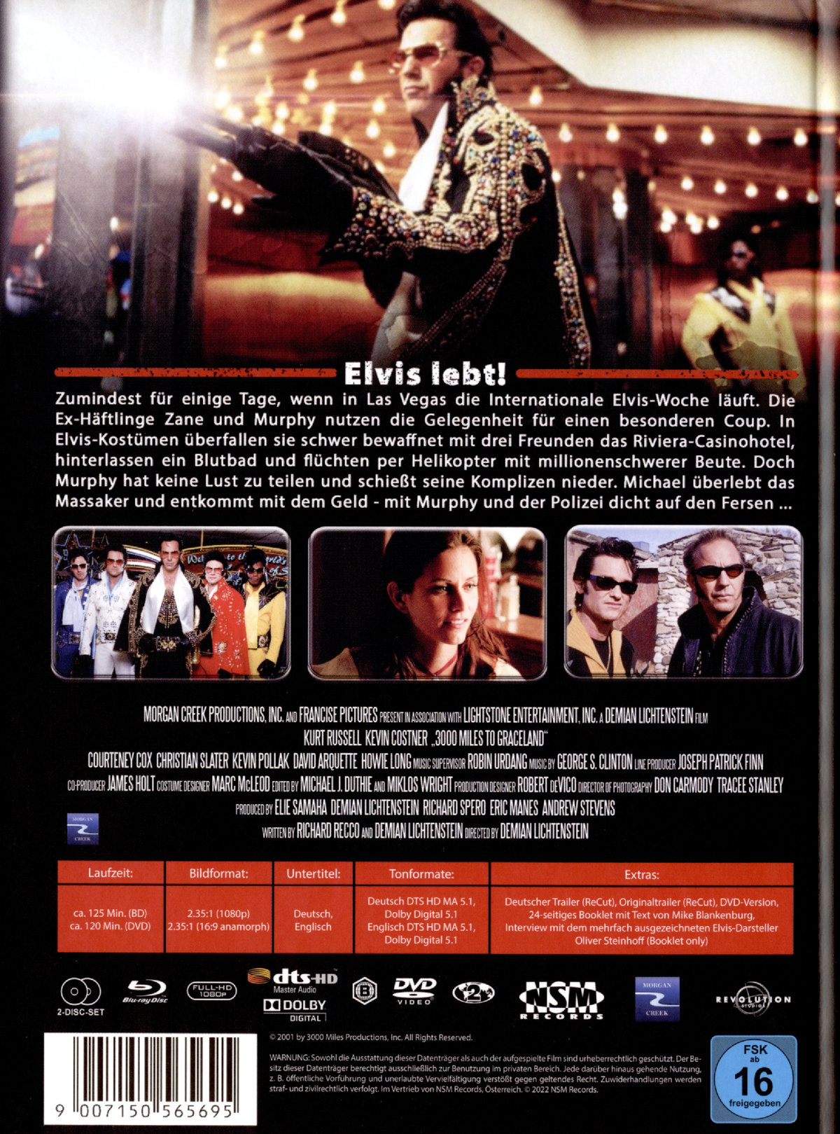 Crime is King - 3000 Miles to Graceland - Uncut Mediabook Edition (DVD+blu-ray)