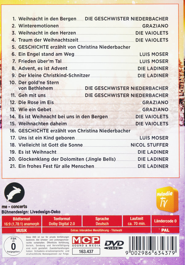 Weihnachtsträume aus Südtirol  (DVD)