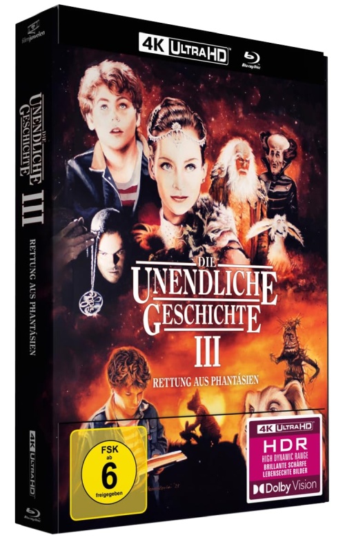 Die unendliche Geschichte III - Rettung aus Phantasien - Limited Mediabook Edition  (4K Ultra HD+blu-ray) Die unendliche Geschichte III - Rettung aus Phantasien - Limited Mediabook Edition  (4K Ultra HD+blu-ray)