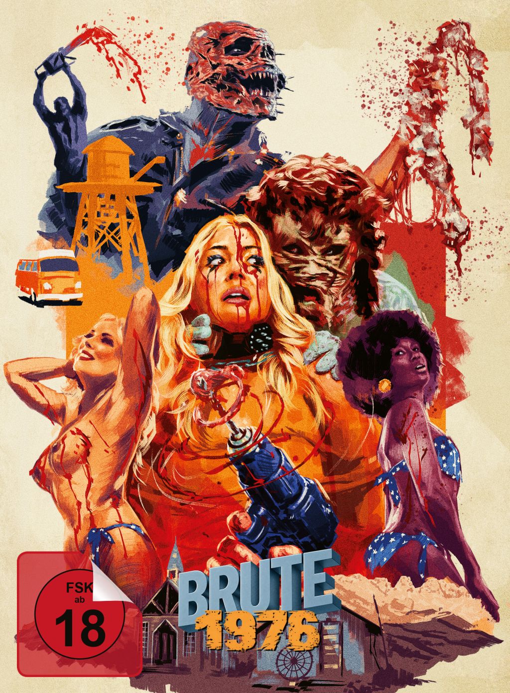 Brute 1976 - Uncut Mediabook Edition  (DVD+blu-ray) (B)