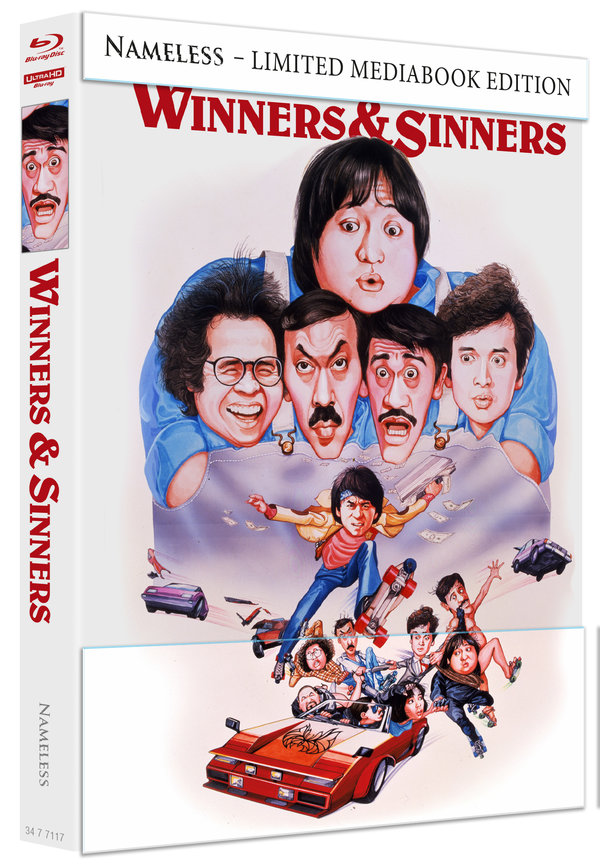 Powerman 5 - Winners & Sinners - Uncut Mediabook Edition  (4K Ultra HD+blu-ray) (B)