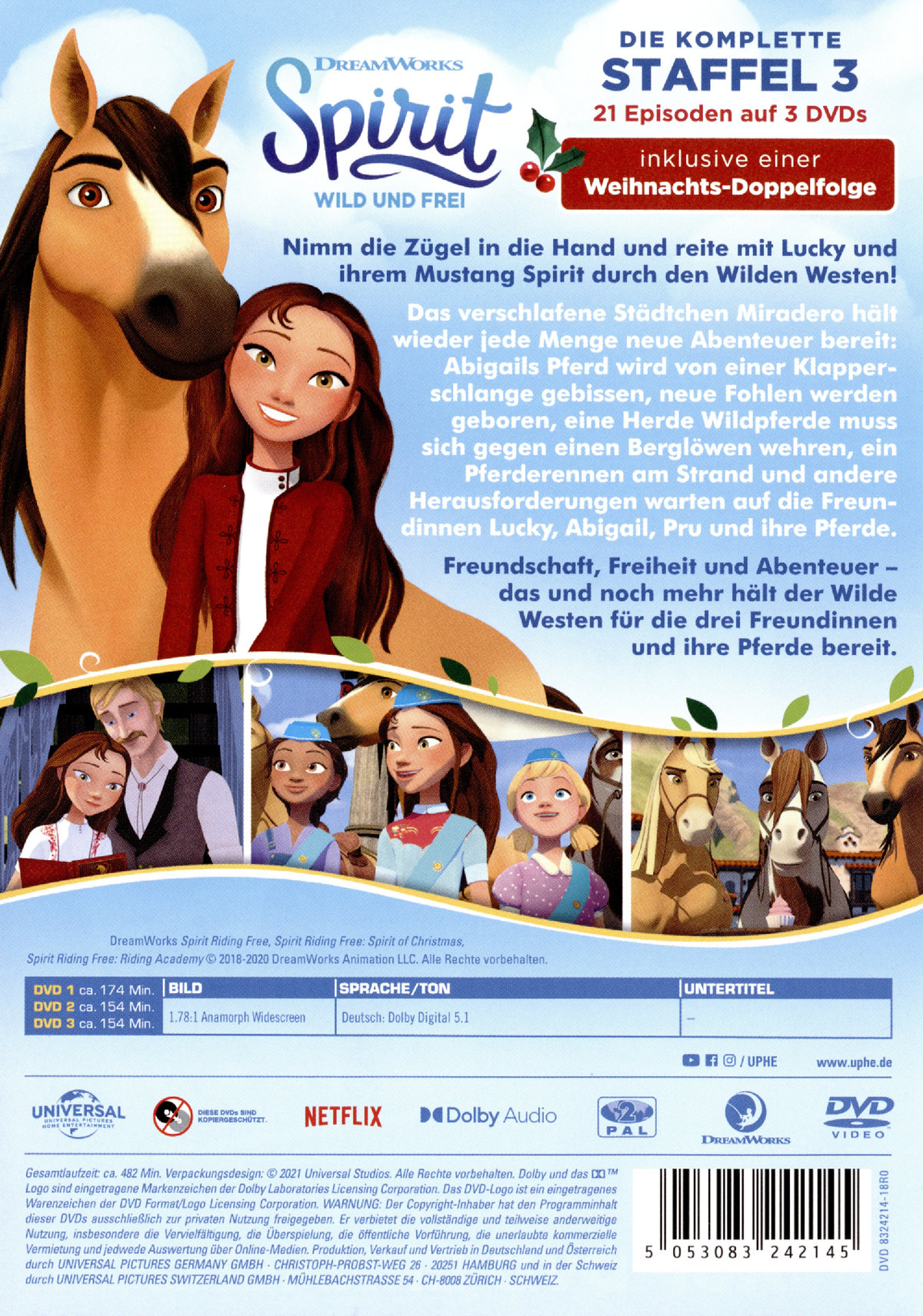 Spirit: Wild und frei - Die komplette Staffel 3  [3 DVDs]  (DVD)