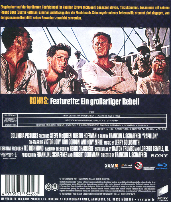 Papillon (blu-ray)