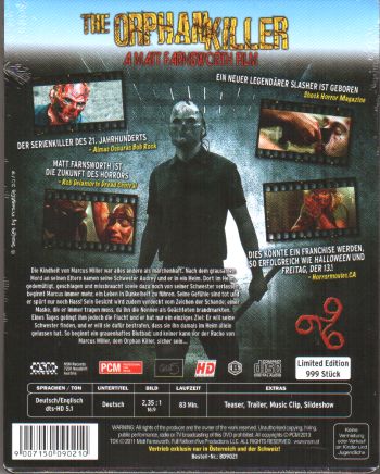 Orphan Killer, The - Uncut Edition (blu-ray)