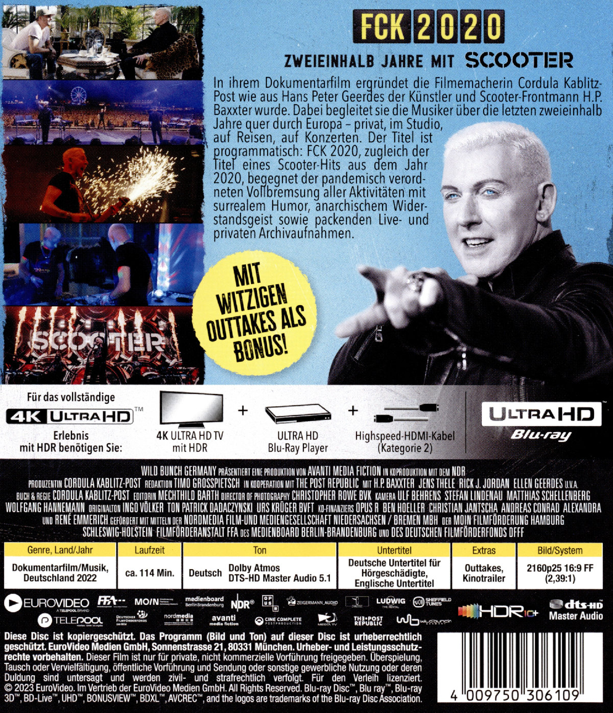 FCK 2020 - Zweieinhalb Jahre mit Scooter  (+ Blu-ray)  (Blu-ray 4K Ultra HD)