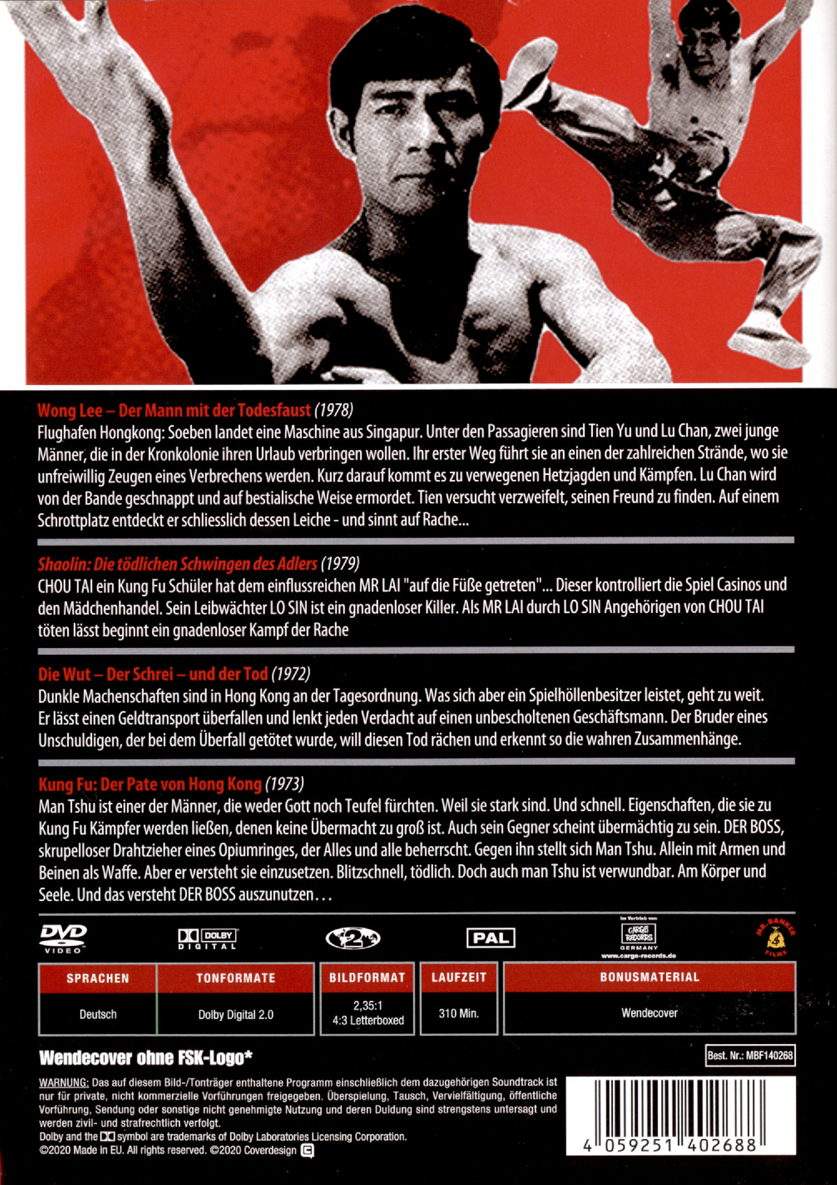 Todesbox des Kung Fu, Die  (DVD)