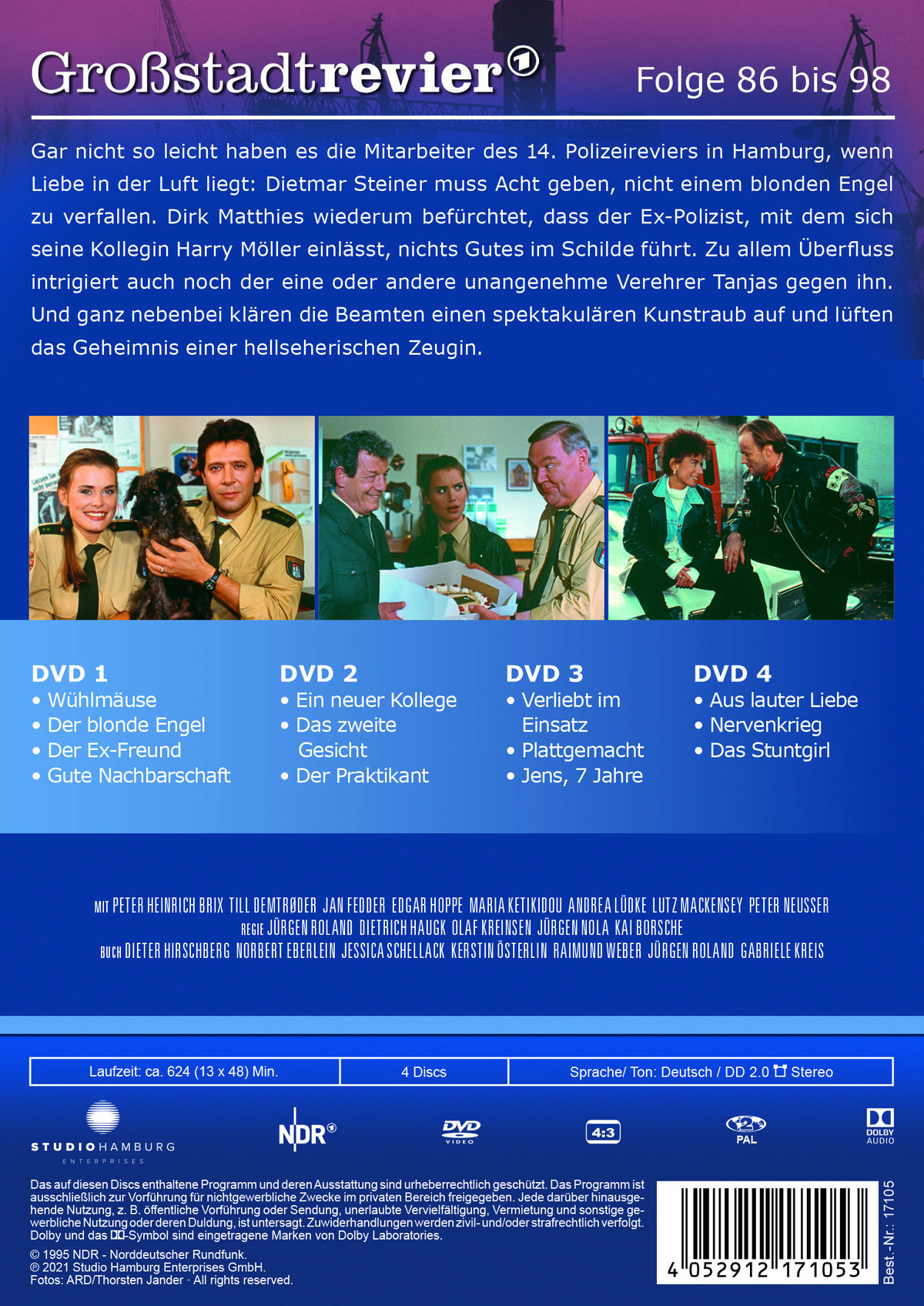 Großstadtrevier - Box 05/Folge 86-98  [4 DVDs]  (DVD)
