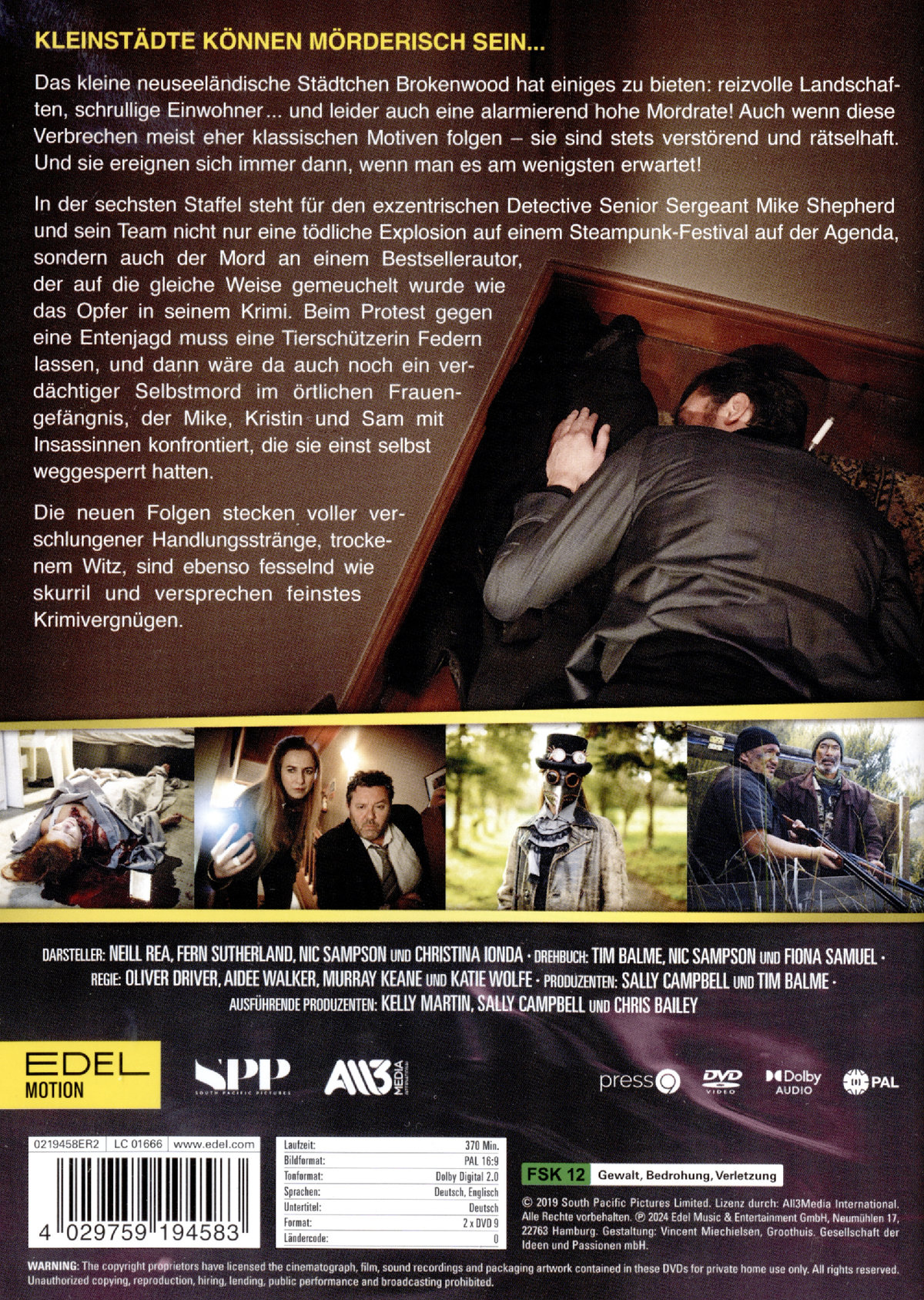 Brokenwood - Mord in Neuseeland - Staffel 6  [2 DVDs]  (DVD)