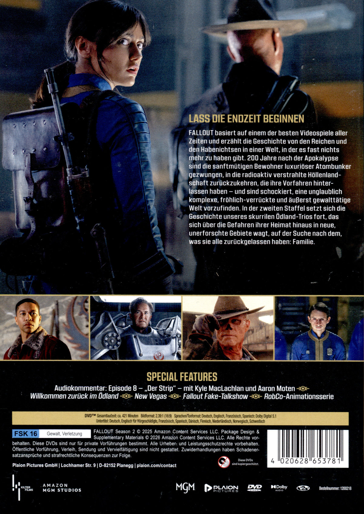 Fallout - Staffel 2  [3 DVDs]  (DVD)