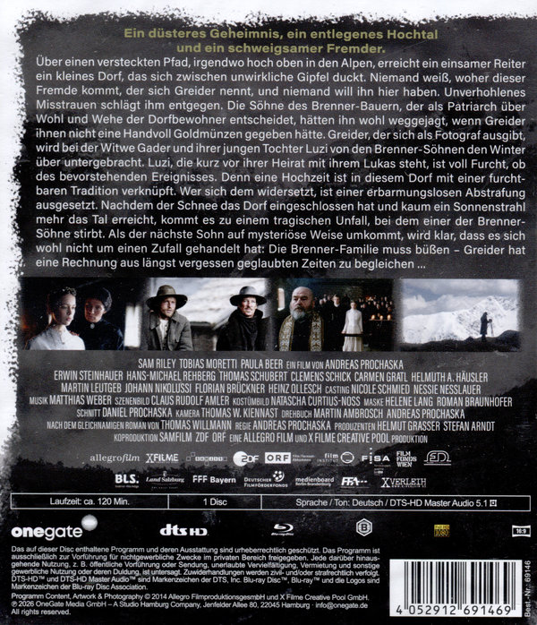 Das finstere Tal  (Blu-ray Disc)