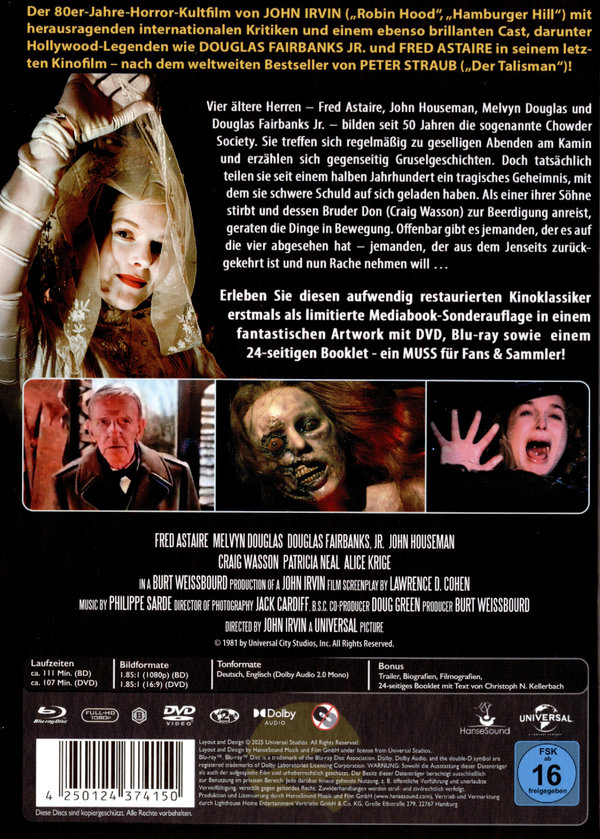 Ghost Story - Zurück bleibt die Angst - Uncut Mediabook Edition  (DVD+blu-ray)  Ghost Story - Zurück bleibt die Angst - Uncut Mediabook Edition  (DVD+blu-ray)