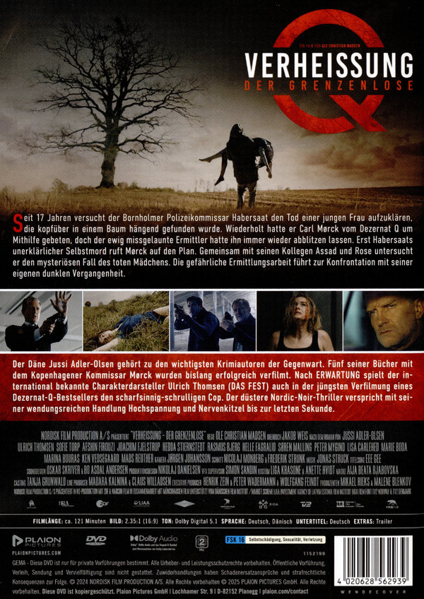 Verheißung - Der Grenzenlose (Jussi Adler-Olsen)  (DVD) Verheißung - Der Grenzenlose (Jussi Adler-Olsen)  (DVD)