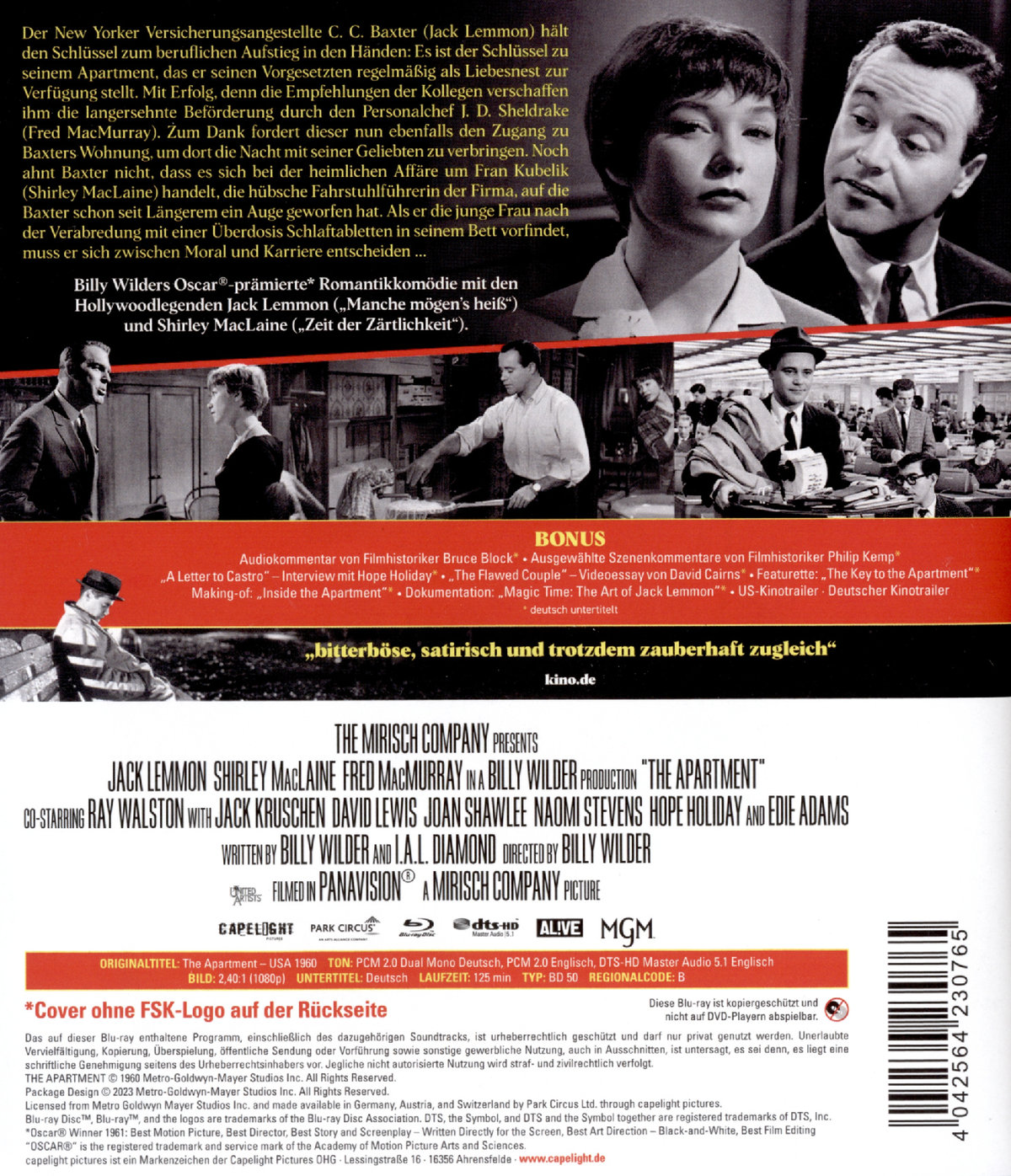 Das Appartement  (Blu-ray Disc)