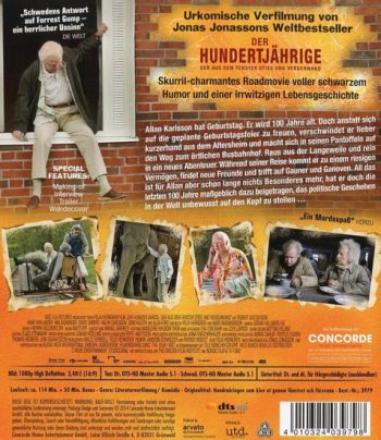 Hundertjährige, der aus dem Fenster stieg und verschwand, Der (blu-ray)