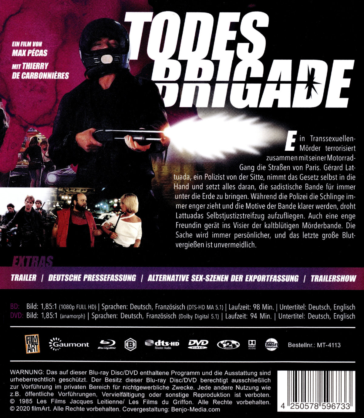 Todes Brigade - Uncut Edition (DVD+blu-ray)