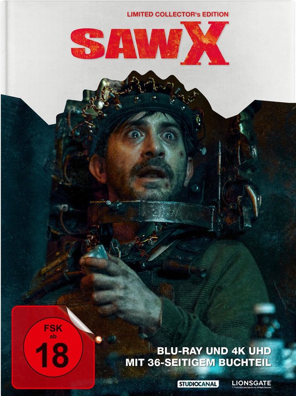 Saw X - Uncut Collectors Mediabook Edition  (4K Ultra HD+blu-ray)