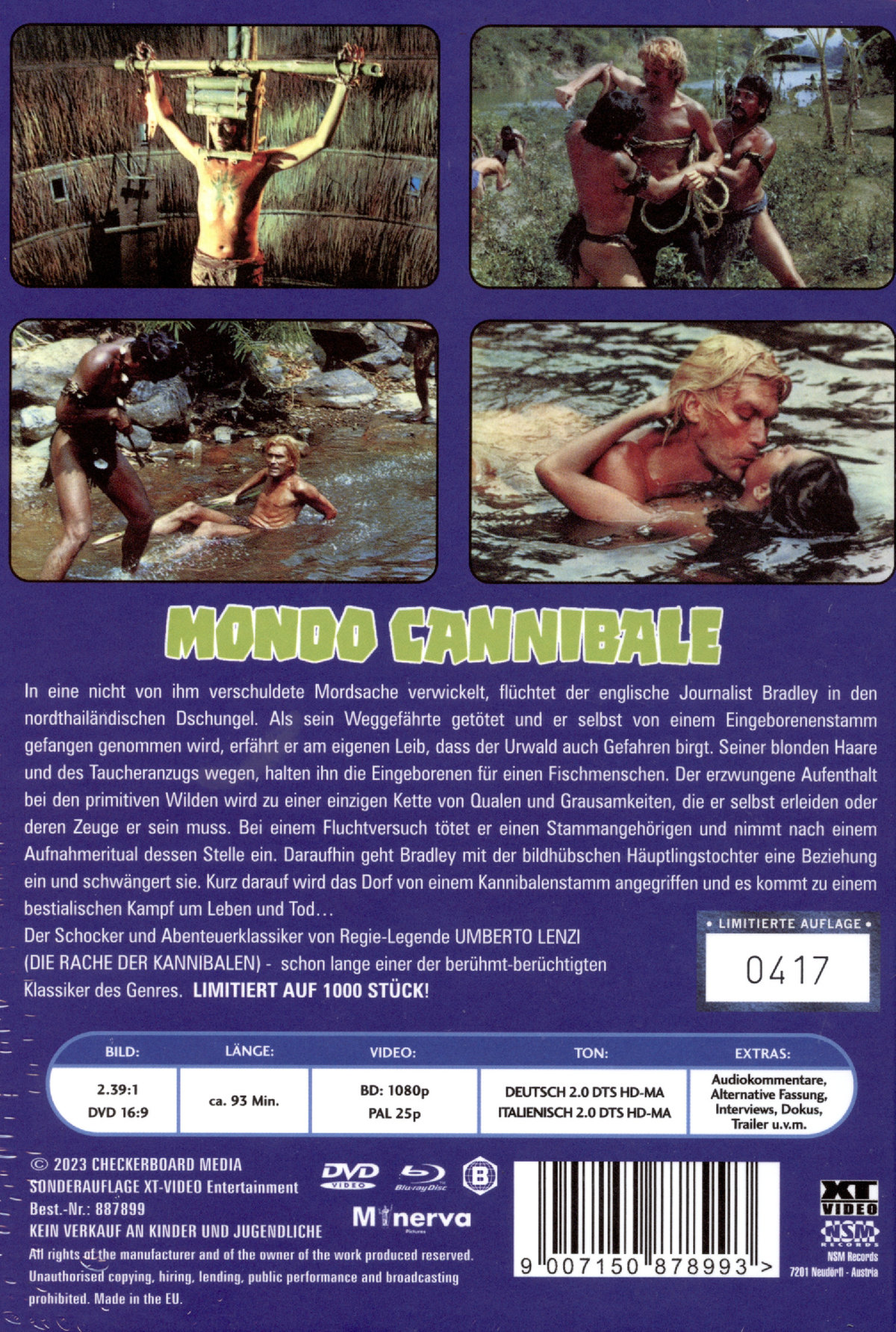 Mondo Cannibale - Uncut Mediabook Edition  (DVD+blu-ray) (C) (XT Video)