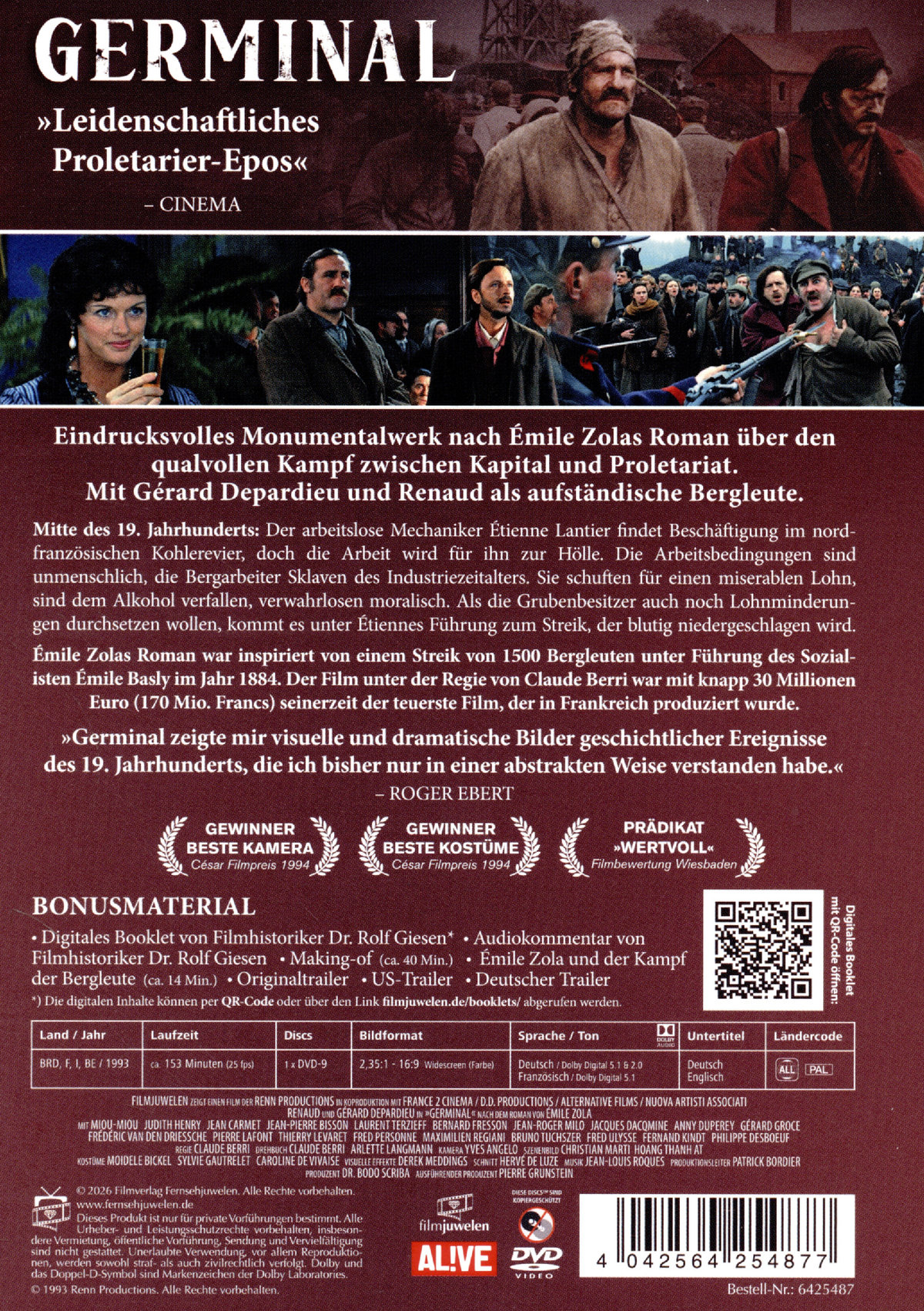 Germinal (Filmjuwelen)  (DVD)