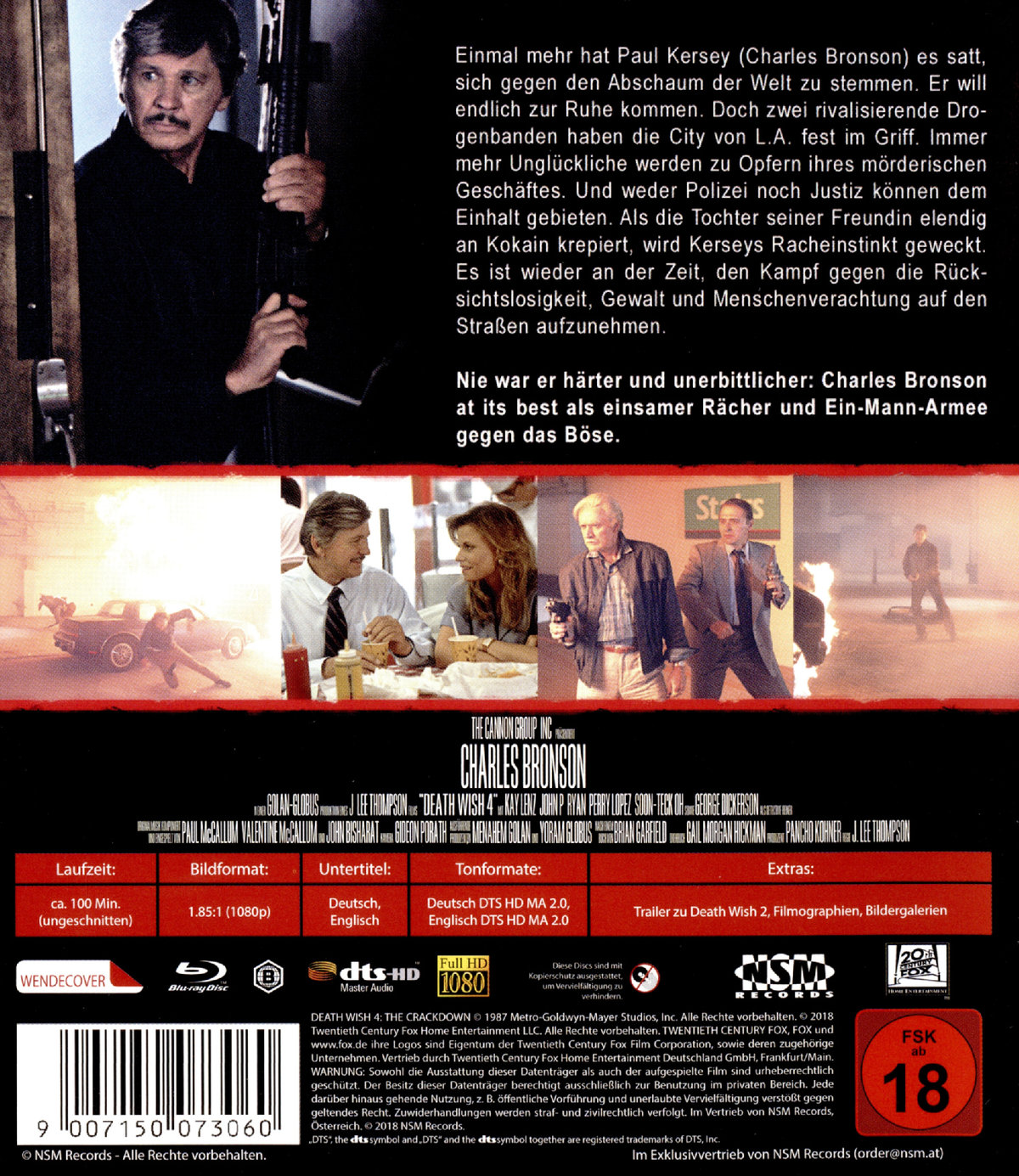 Death Wish 4 - Das Weisse im Auge - Uncut Edition (blu-ray)