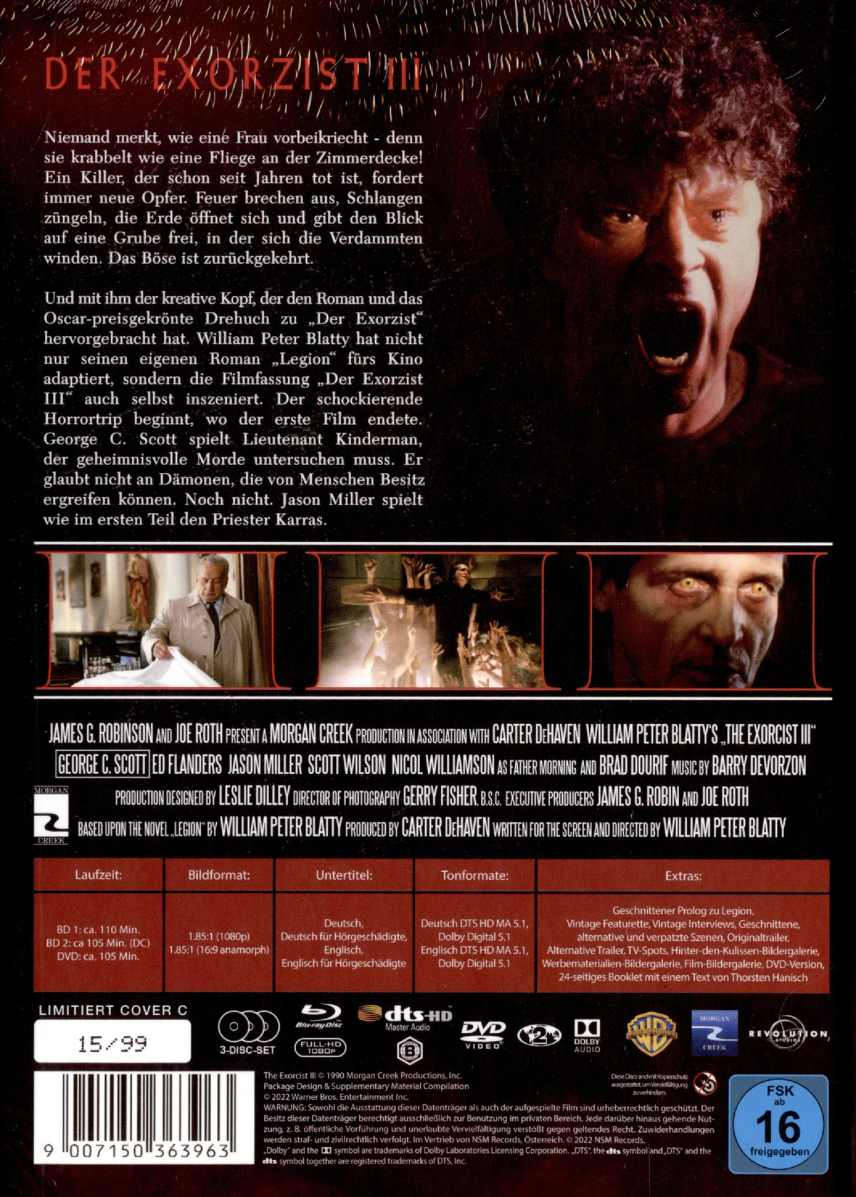 Exorzist 3, Der - Uncut Mediabook Edition (DVD+blu-ray) (C)