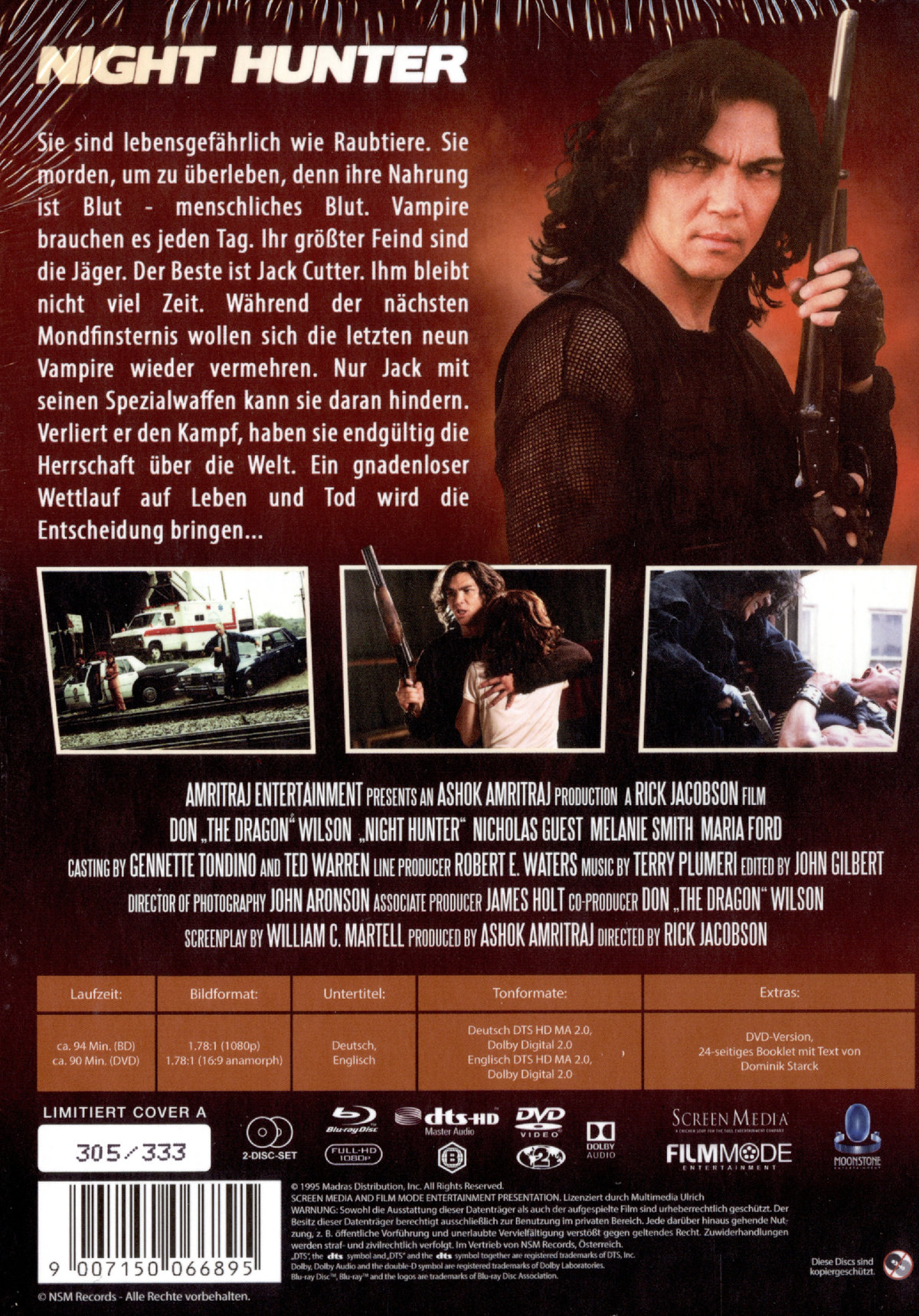 Night Hunter - Der Vampirjäger - Uncut Mediabook Edition  (DVD+blu-ray) (A)