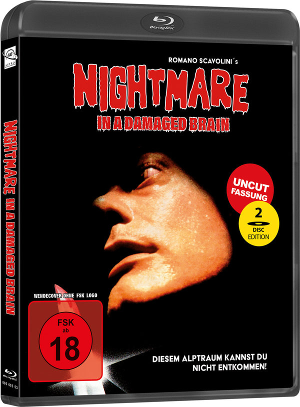 Nightmare in a Damaged Brain - Limited Edition - Uncut - Schwarze Box - Cover 2  (Blu-ray+DVD)