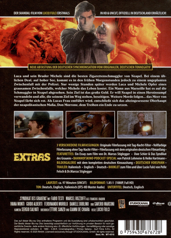 Das Syndikat des Grauens - Uncut Mediabook Edition  (blu-ray) (A)