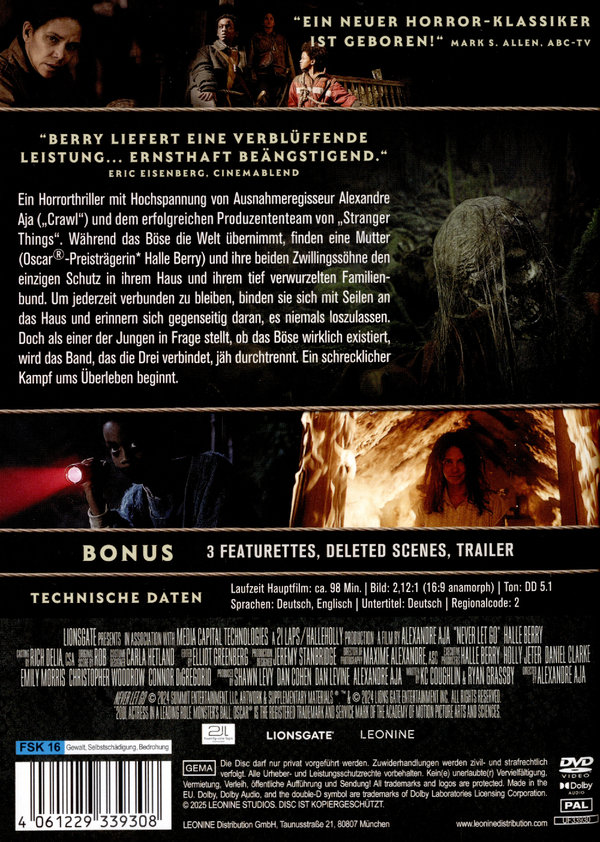 Never Let Go - Lass niemals los  (DVD)