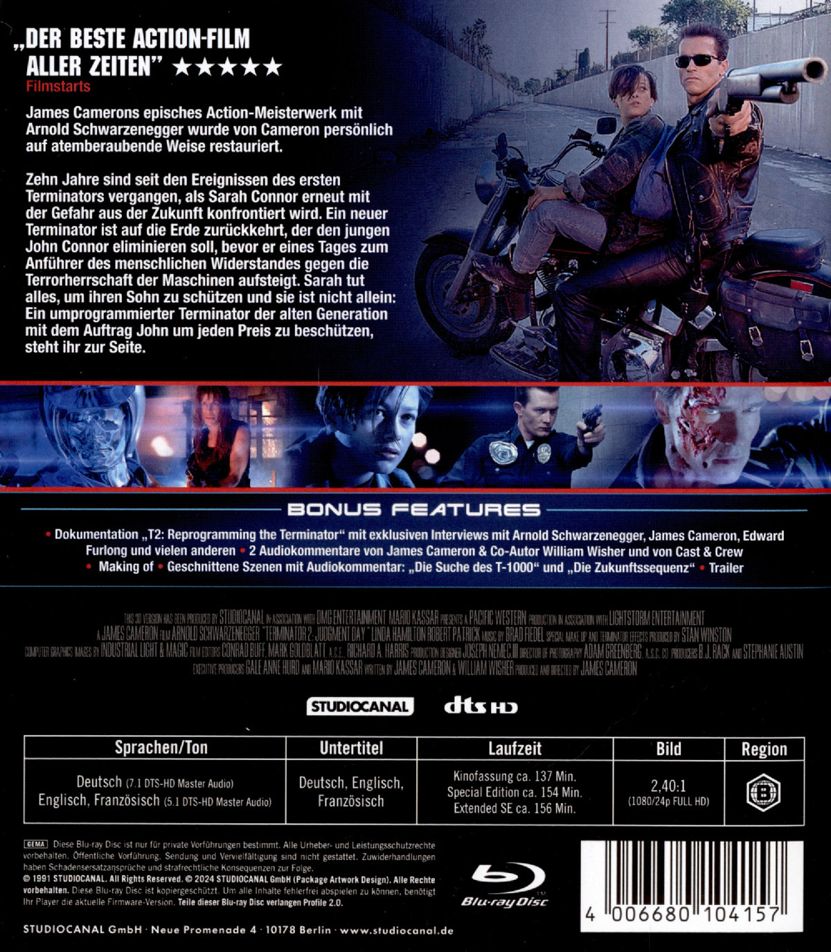 Terminator 2 - Special Edition (2024)  (Blu-ray Disc)