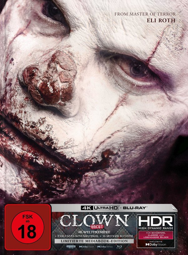 Clown - Uncut Mediabook Edition  (4K Ultra HD+blu-ray) (D)