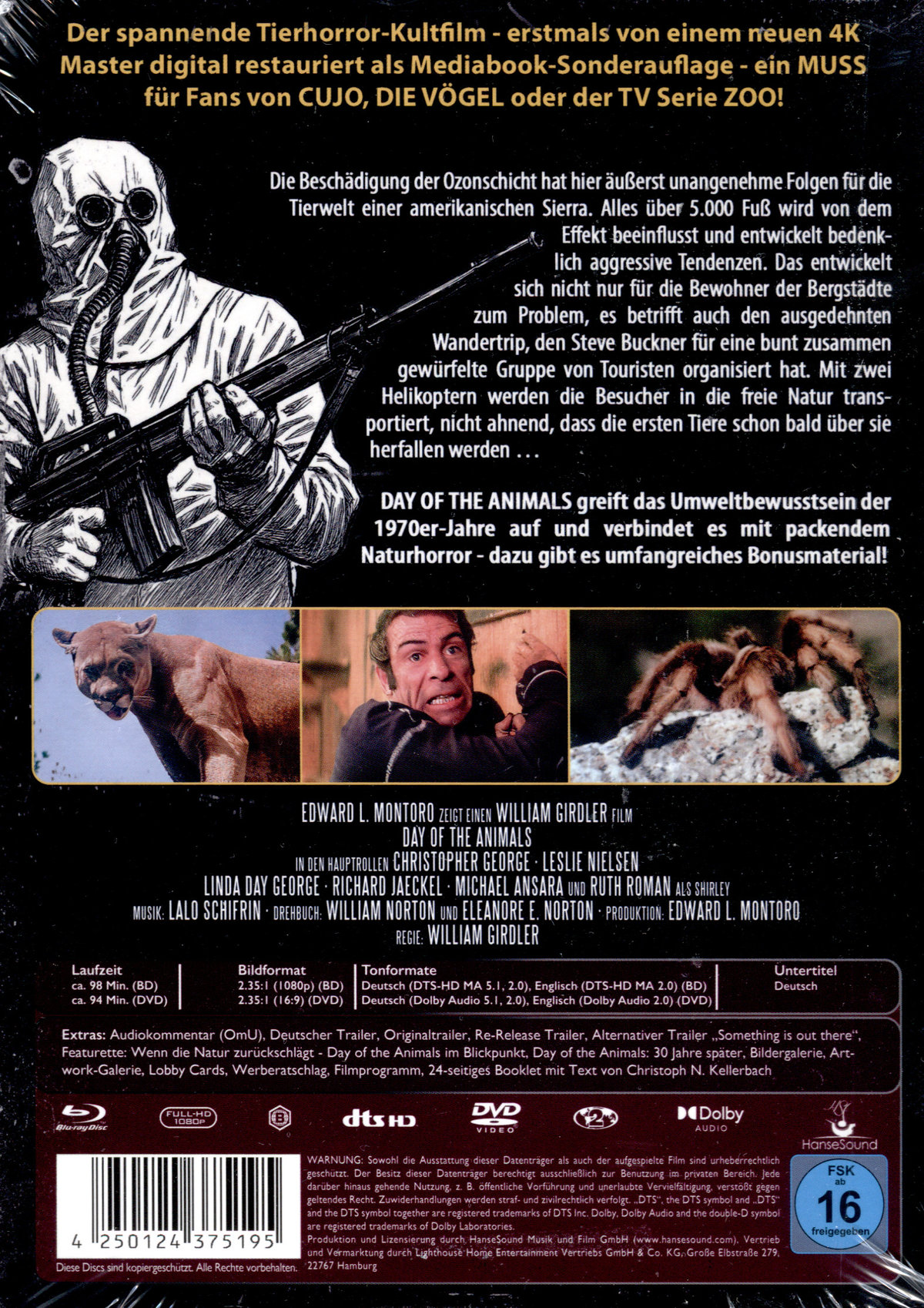 Day of the Animals - Panik in der Sierra Nova - Uncut Mediabook Edition  (DVD+blu-ray)