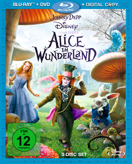 Alice im Wunderland (blu-ray+DVD)