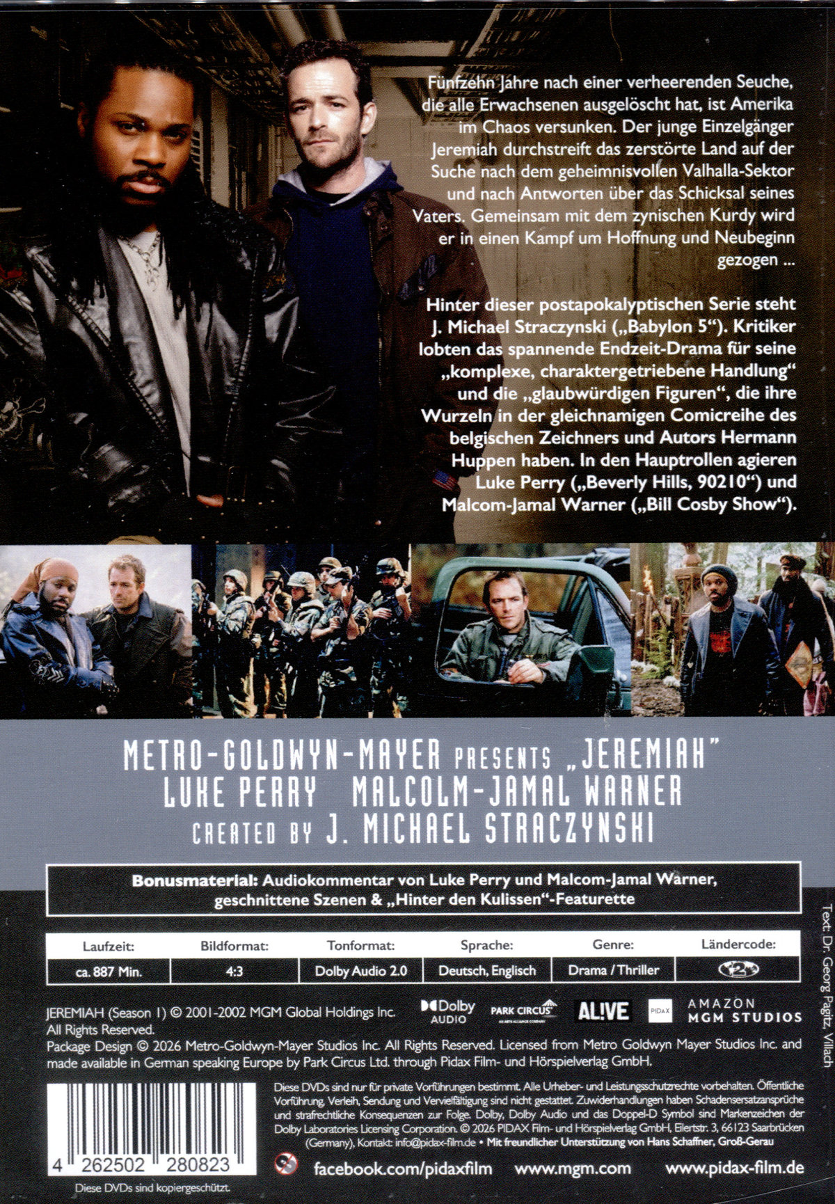 Jeremiah - Krieger des Donners, Staffel 1 / Die ersten 20 Folgen der postapokalyptischen Serie mit Luke Perry („Beverly Hills, 90210“) (Pidax Serien-Klassiker)  [4 DVDs]  (DVD)