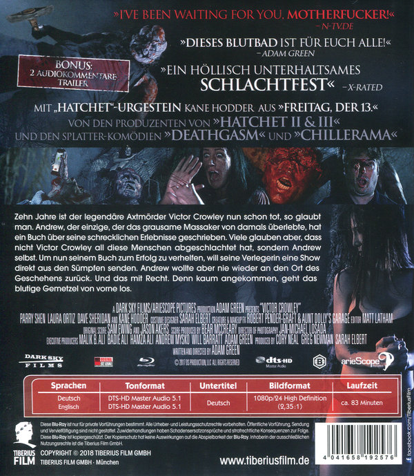 Hatchet 4 - Victor Crowley - Uncut Edition (blu-ray)