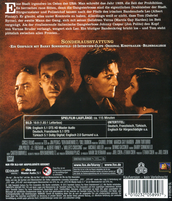 Miller's Crossing (blu-ray)
