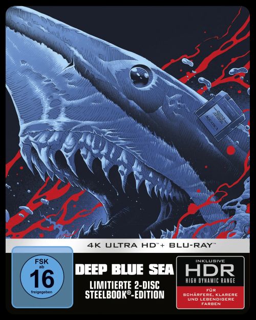 Deep Blue Sea - Limited Steelbook  (4K Ultra HD+Blu-ray)