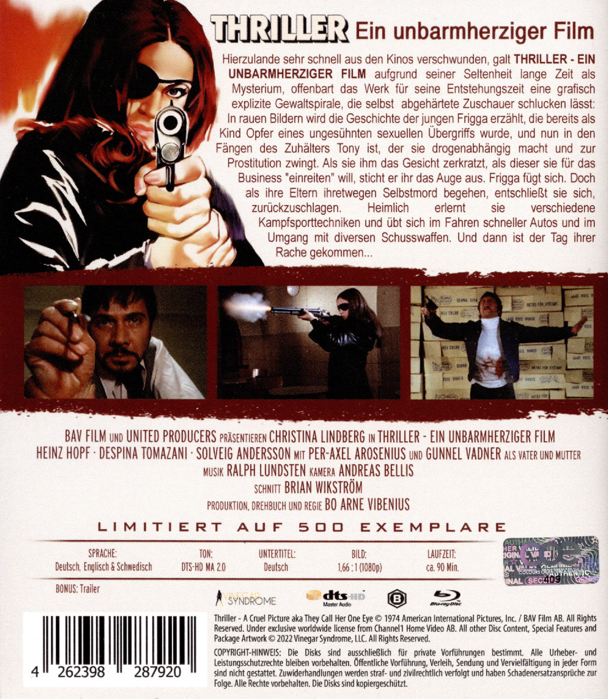 THRILLER - Ein unbarmherziger Film - Kinofassung  (Blu-ray Disc)