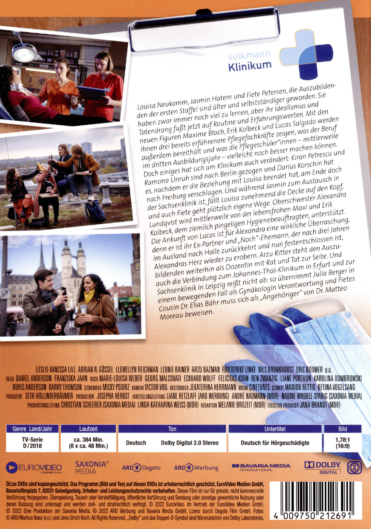 In aller Freundschaft - Die Krankenschwestern - Staffel 2/Folgen 09-16  [3 DVDs]  (DVD)