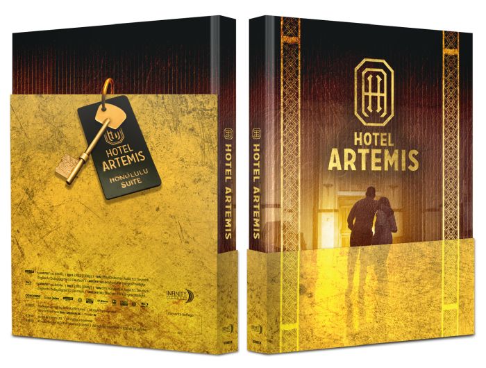 Hotel Artemis - Uncut Mediabook Edition  (4K Ultra HD+blu-ray) (Wattiert)