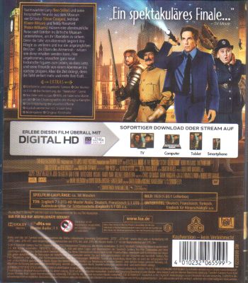Nachts im Museum 3 - Das geheimnisvolle Grabmal (blu-ray)