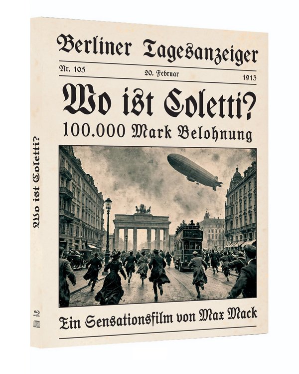 Wo ist Coletti? (1913)  (Blu-ray + Soundtrack CD)