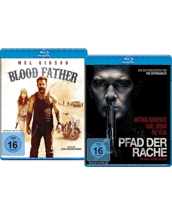 Bundle: Blood Father / Pfad der Rache (blu-ray)