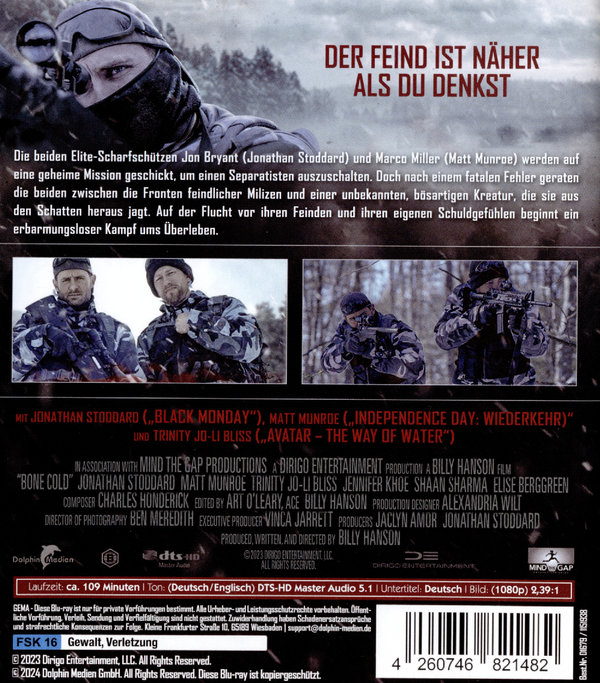 Bone Cold - Ghost Sniper  (Blu-ray Disc) Bone Cold - Ghost Sniper  (Blu-ray Disc)