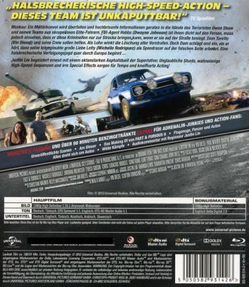 Fast & Furious 6 (blu-ray)