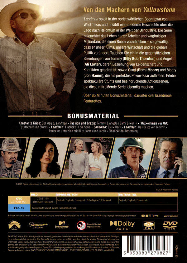 Landman - Staffel 1  [4 DVDs]  (DVD)